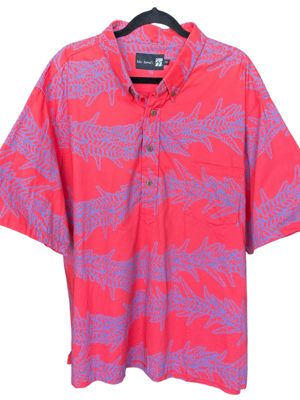 Sig Zane Hilo Hawaii Aloha shirt Pull Over Size 3XL